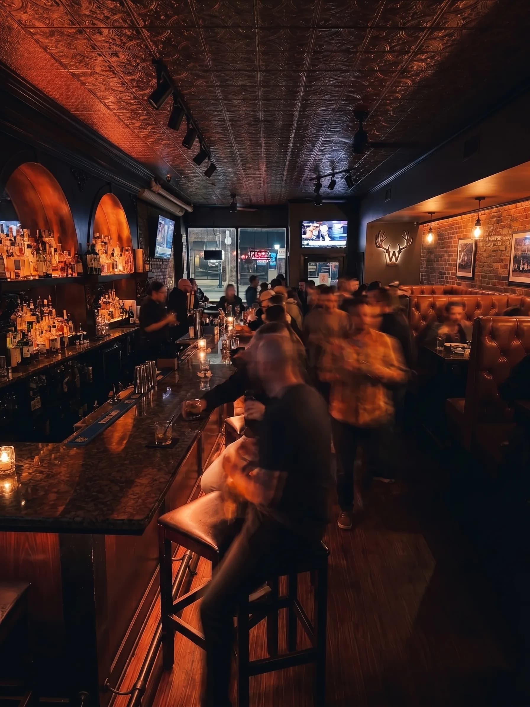 The bar in service